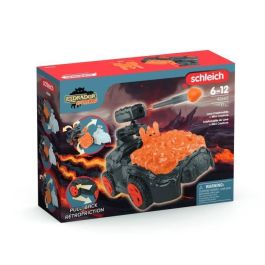 Schleich SCH42668 ELDRADOR CREATURES Lava Crashmobile Set con Mini Criatura y Figura Fantástica