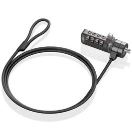 AISENS - CABLE DE SEGURIDAD CON CERRADURA DE COMBINACION PARA ORDENADOR, MONITOR, PORTATIL 1.5M AISENS - CABLE DE SEGURIDAD CON CERRADURA DE COMBINACION PARA ORDENADOR, MONITOR, PORTATIL 1.5M