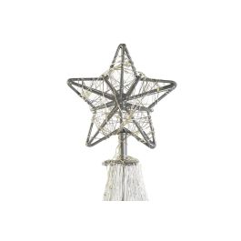 DKD Home Decor Decoración Luminosa Navidad Tradicional Plateado LED Metal 25 x 60 x 25 cm