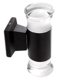 Aplique LED Hannah HO-AC-WL-04-2X7-W 14W 1377Lm 4200ºK IP65 Negro para Interiores y Exteriores