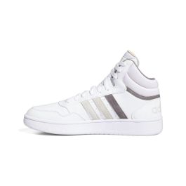 Zapatillas Deportivas Hombre Adidas Hoops 3.0 Mid Blanco
