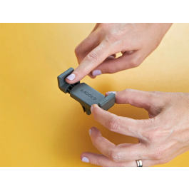 Groovy Soporte movil coche rotacion 360º gris oscuro 70x20x25 mm