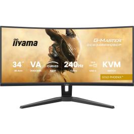IIYAMA AAASP67783 Monitor Curvo G-Master GOLD PHOENIX para Juegos 34" VA 240Hz 0.4ms Altura Ajustable Precio: 460.49999952. SKU: B1DBYEYLAB