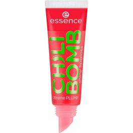 Essence CHILI BOMB #01 Brillo de Labios Voluminizador con Efecto Chile y Aroma Fresa Rojo 10 ml