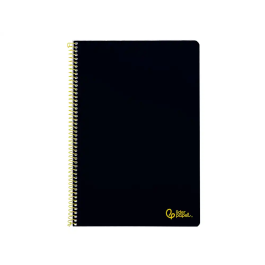 Liderpapel Cuaderno espiral A4 Smart tapa blanda 80 hojas 75gr cuadro 4mm con margen negro