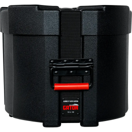 Gator Estuche para Tom 13" x 10" GC-TOM1310 - Plástico Moldeado, Terciopelo Interior