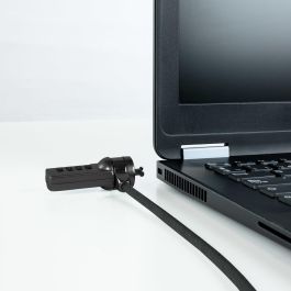 TOOQ Cable de Seguridad T-LOCK con Combinacion para Portatiles 1.5 metros, Gris Oscuro TOOQ Cable de Seguridad T-LOCK con Combinacion para Portatiles 1.5 metros, Gris Oscuro