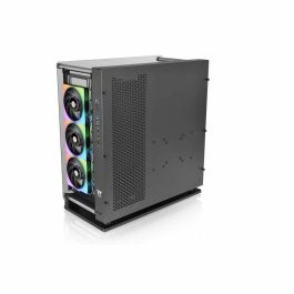 Thermaltake Core P3 TG Pro Caja de PC Midi Tower Negra con Cristal Templado, Compatible con Fuentes PS2, Soporta Discos 2.5/3.5"