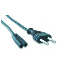 Gembird PC-184-VDE Cable de Alimentación Negro, Conector Clavija 2 Pines a Tipo C7 de 2 Pines, Aprobado VDE Precio: 5.50000055. SKU: B1FKQYQAYX