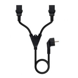 NANOCABLE CABLE ALIMENTACION CEE7/M - 2XC13/H, 1.8 M