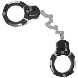 Masterlock Esposas Street Cuff de Acero Templado Negro, Diámetro Interior 74mm, 9 Eslabones, con 4 Llaves Tubulares Precio: 98.50000039. SKU: B18HNEY2T6