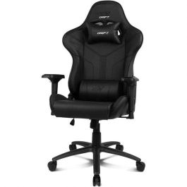 DRIFT DR350 Silla Gaming Ergonómica con Reposabrazos 4D Ajustables, Respaldo Reclinable 90-135°, Soporte Lumbar & Cervical, Negro