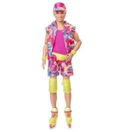 Barbie Ken Fashion Doll Muñeco de la Película Coleccionable con Traje Retro de Patinaje, Visera, Rodilleras y Patines Impala Verde Neón Precio: 54.79000032. SKU: B15PDC9CRA