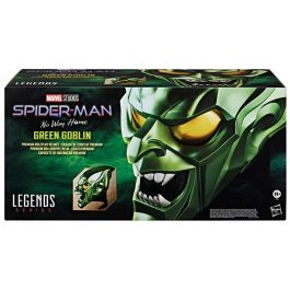 Hasbro Casco Duende Verde Spiderman No Way Home Marvel Legends Series Premium Coleccionable a Escala 1:1 Highly Detailed