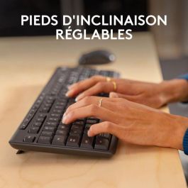 Logitech MK370 Combo for Business Inalámbrico Teclado y Ratón Silencioso Seguro para Empresa