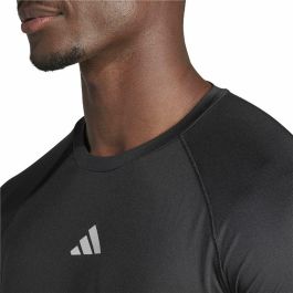 Camiseta de Manga Corta Hombre Adidas Essentials Gym+ Negro