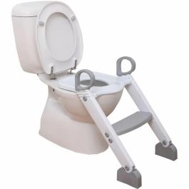 Dreambaby AAAAT52835 Asiento de Entrenamiento para Inodoro STEP-UP, Reductor con 2 Niveles Regulables, Gris