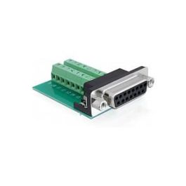 DeLOCK Adaptador Serie DB-15 Hembra (Gameport) a Bloque de Terminales 16 pines, Color Verde, Ref. 65274 Precio: 24.6598. SKU: B1JPAE9976