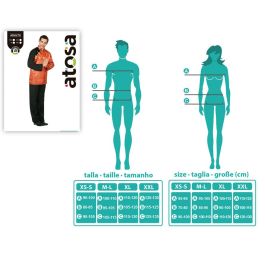 Disfraz Chino Hombre Adulto Temática Países del Mundo Tallas XS-S
