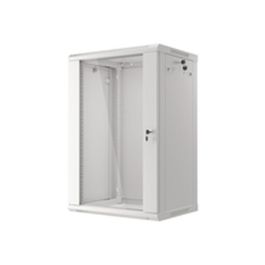 Lanberg WF01-6418-10S Armario Rack de Pared 18U, Color Gris, 60 kg de Capacidad Máxima Lanberg WF01-6418-10S Armario Rack de Pared 18U, Color Gris, 60 kg de Capacidad Máxima