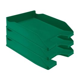 Bandeja Sobremesa Plastico Q-Connect Verde Opaco 240x70x340 mm