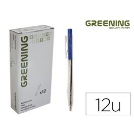 Boligrafo Greening Azul Retractil 12 unidades Precio: 2.50000036. SKU: B17858L8N9