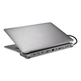 Sandberg USB-C 10-en-1 Estación de Conexión con HDMI, VGA, Ethernet, Lector Tarjetas y USB-C PD 100W