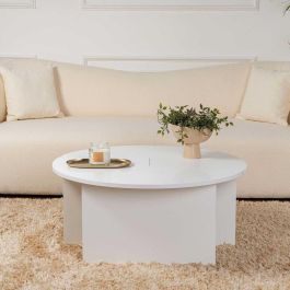 Mesa de Centro Blanco 90 x 41 x 90 cm