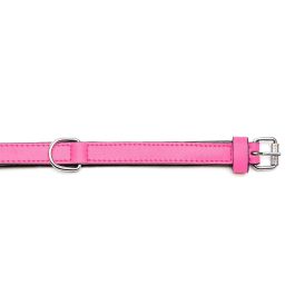 Collar Piel Acolchado 40 cm X 20 mm Fuxia Precio: 7.49999987. SKU: S6102422
