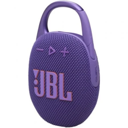JBL Altavoz Bluetooth Clip 5 7W 15h de Batería IP67 Mosquetón Integrado Lila JBLCLIP5PUR