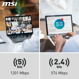 Adaptador USB Wifi MSI 302-8ZE30XE-000 Negro