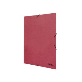 Carpeta Liderpapel Gomas A3 3 Solapas Carton Prespan Roja