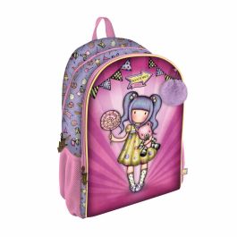 Mochila 2 cremall. adapt.carro gorjuss™ fairground "first prize" 31,5x44x22,5cm