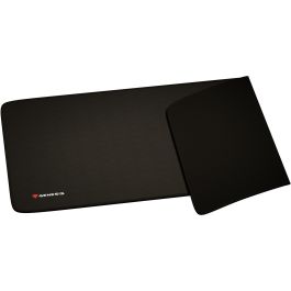 Genesis Carbon 500 MAXI LOGO Alfombrilla de Ratón Gaming, Superficie Speed, Antideslizante, Resistente al Agua, 900x450x2.5mm, Negro