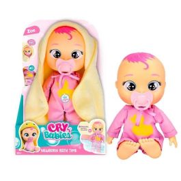 Imc Toys Bebé Llorón Hora del Baño Muñeco Dana o Zoe 30 cm - Balbucea y llora al mojarse, con 2 accesorios y pilas incluidas - Modelos Surtidos