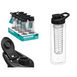 Leknes Botella con Filtro 650 ml de Plástico Blanco/Gris - 9x24x7 cm (Set de 24) Precio: 63.50000019. SKU: B1GCH929HY