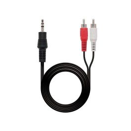 Cable Estéreo Nanocable 10.24.0303/ Jack 3.5 Macho - 2x RCA Macho/ 3m/ Negro Precio: 5.50000055. SKU: B1735KWG3E