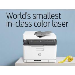 HP Color Laser MFP 179fnw - Impresora Multifunción Láser Color WiFi con ADF, Fax, AirPrint - Velocidad hasta 18 ppm, Resolución 600x600 ppp