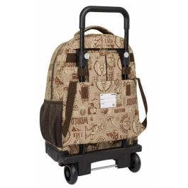 Mochila gde. c/ruedas compact ext.simple jurassic world 33x45x22cm Mochila gde. c/ruedas compact ext.simple jurassic world 33x45x22cm