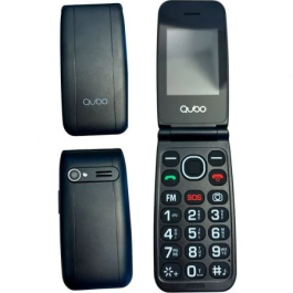 Qubo NEONW-BK Teléfono Móvil 4G para Personas Mayores - Negro