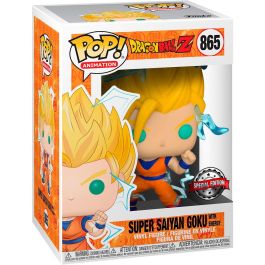 Funko POP Figura Dragon Ball Z Super Saiyan Goku Exclusive 9cm Vinilo en Caja Regalo con Ventana