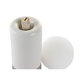 DKD Home Decor Lámpara Sobremesa Urban Bicolor Cerámica Cristal 10 x 26 x 10 cm (4 Unidades)