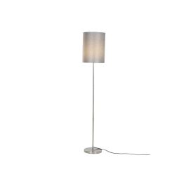 DKD Home Decor Lámpara de Pie Urban Gris Plateado E27, Metal y Poliéster 30x160x30 cm, 50W, Desmontable