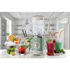 Ariete 568/14 Batidora de Vaso Vintage Verde 1.5L, 6 Cuchillas Acero Inoxidable, Función Pulse Ariete 568/14 Batidora de Vaso Vintage Verde 1.5L, 6 Cuchillas Acero Inoxidable, Función Pulse