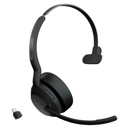 Jabra Evolve2 55 Link380c MS Mono Auriculares Inalámbricos Bluetooth para Oficina/Centro de Llamadas, Certificado Microsoft Teams, Negro Precio: 176.59000029. SKU: B16G6D7LSR