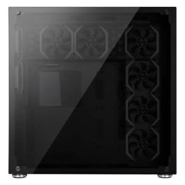 Abkoncore Caja de PC R780 Sync Torre Grande E-ATX ATX Micro ATX Mini-ITX con 8x120mm ARGB Frontal Metálico Vidrio Templado Negro
