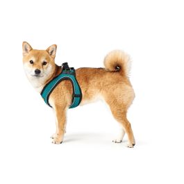 Hunter Arnés Hilo Comfort M Turquesa Cuello 55-60cm Pecho 58-65cm Malla 3D Ligero Transpirable Reflectante para Perro