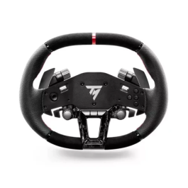 Thrustmaster Hypercar Wheel Add-On Volante para PC, PS4, PS5, Compatible con T818 y T598, 25 Botones, Negro/Plata - 4060304