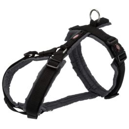 Trixie TRI4053032419766 Arnés de trekking Premium para Perro, Talla S (36-44 cm), 15mm, Negro/Gris Grafito Trixie TRI4053032419766 Arnés de trekking Premium para Perro, Talla S (36-44 cm), 15mm, Negro/Gris Grafito