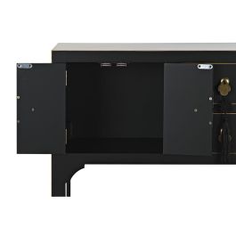 Consola Oriental DKD Home Decor Negro Blanco 28 x 83 x 63 cm Consola Oriental DKD Home Decor Negro Blanco 28 x 83 x 63 cm
